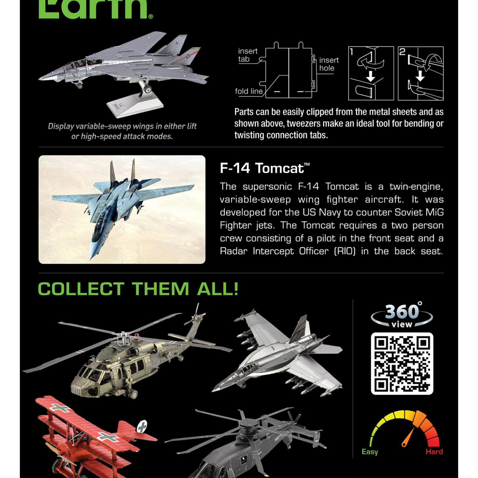 Metal Earth Metal Earth - F-14 Tomcat