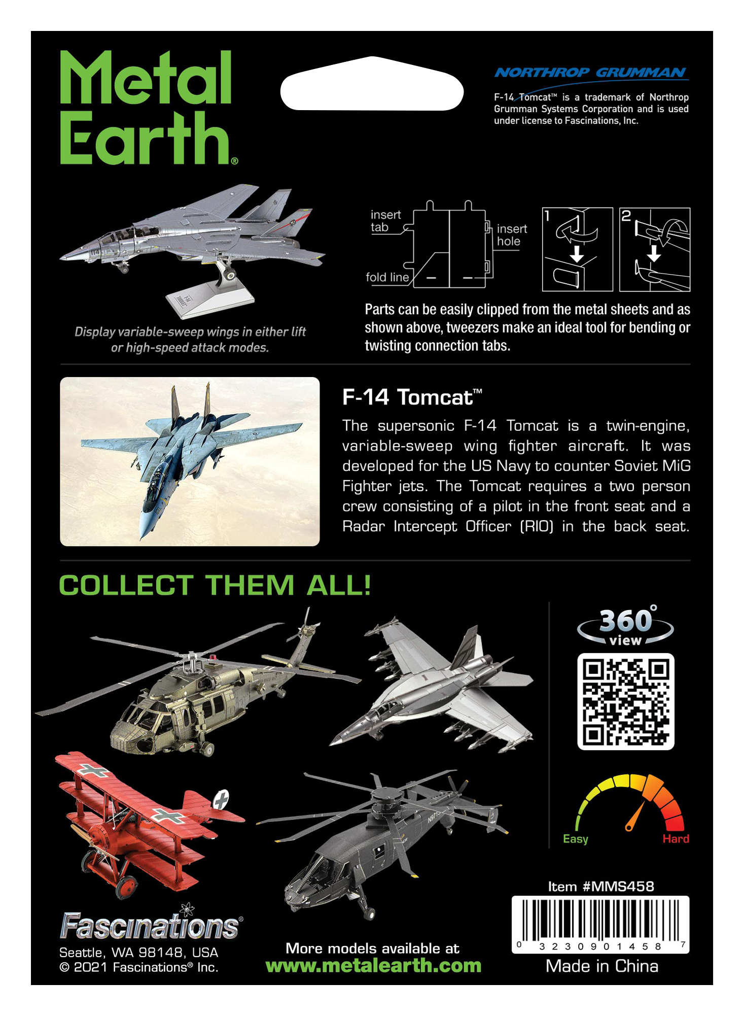 Metal Earth Metal Earth - F-14 Tomcat