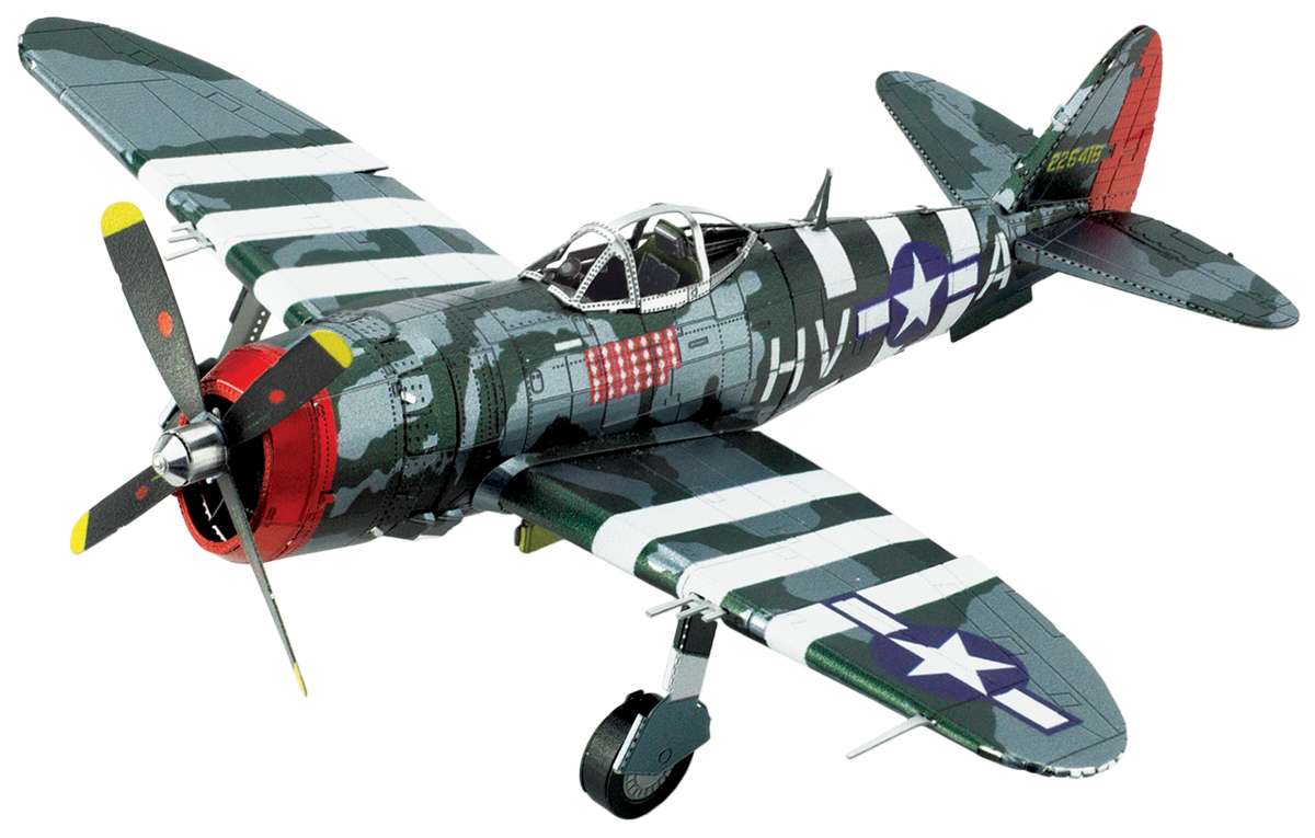 Metal Earth Metal Earth P-47 Thunderbolt, 2 feu.