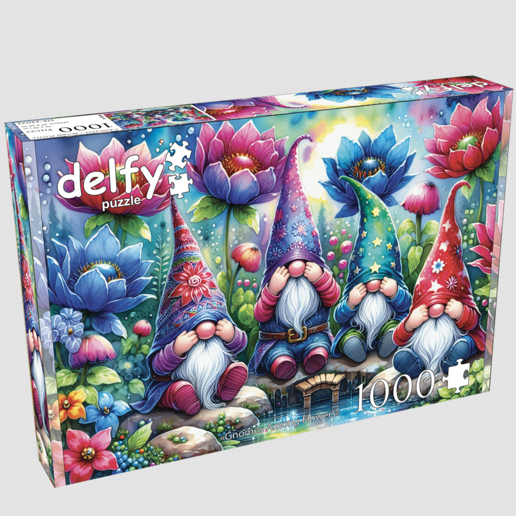 JaCaRou delfy 1000 - Gnomes Among Flowers