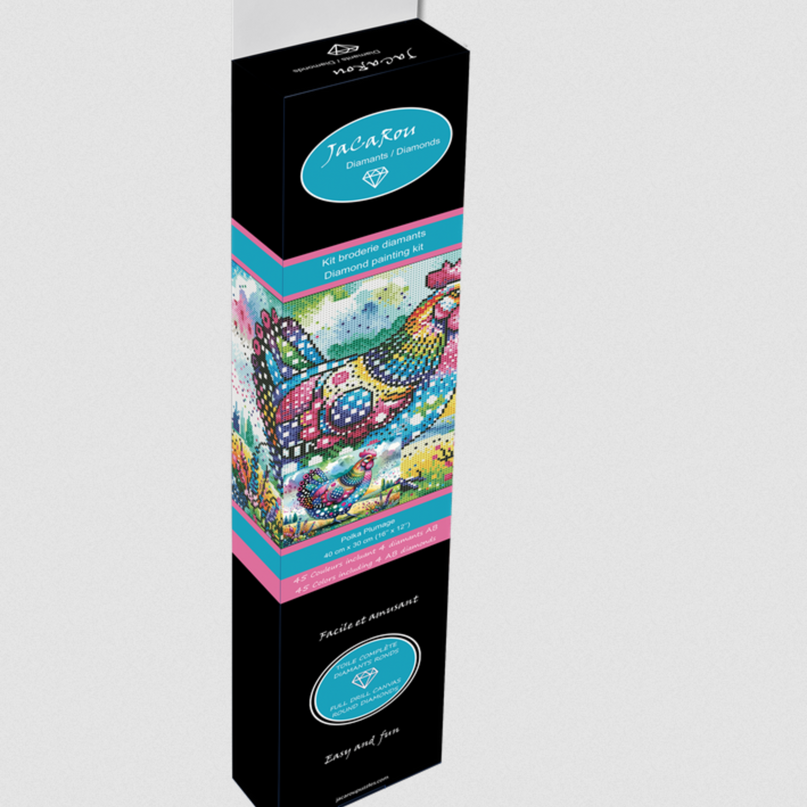 JaCaRou JaCaRou Diamant - Polka Plumage