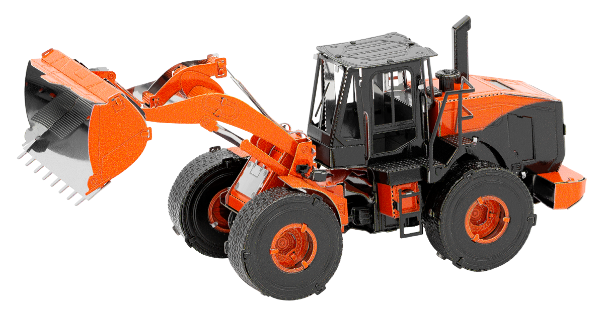 Metal Earth Metal Earth - Wheel Loader orange