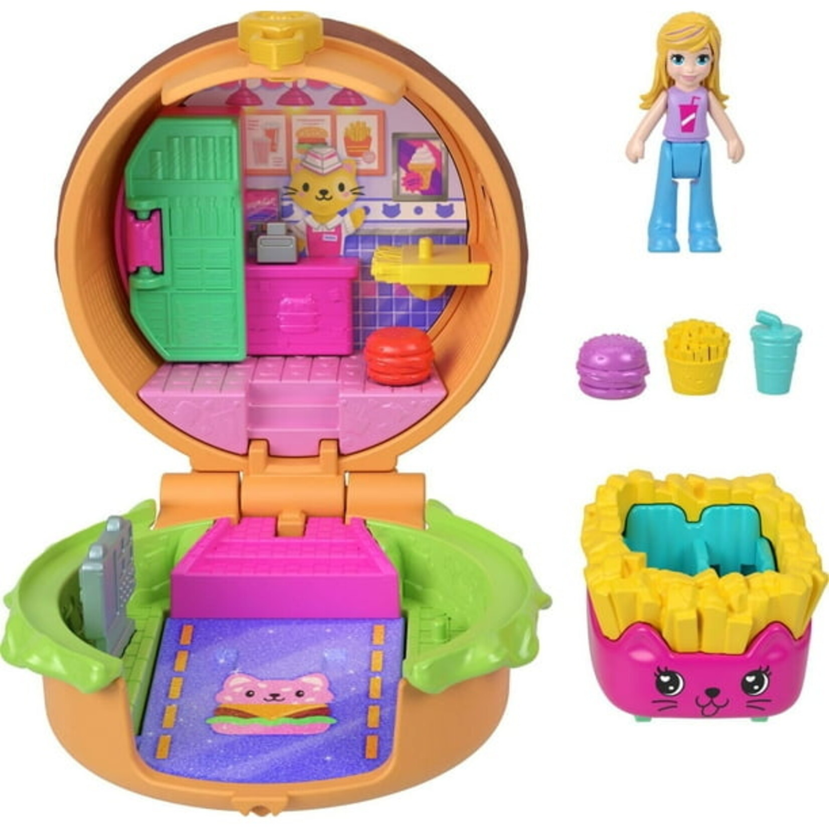 Mattel Polly Pocket - Tiny Takeout Reveal