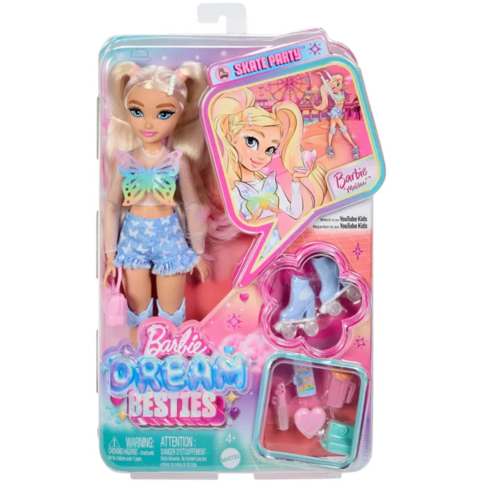 Mattel Barbie Dream Besties - Skate Party - Barbie ''Malibu''