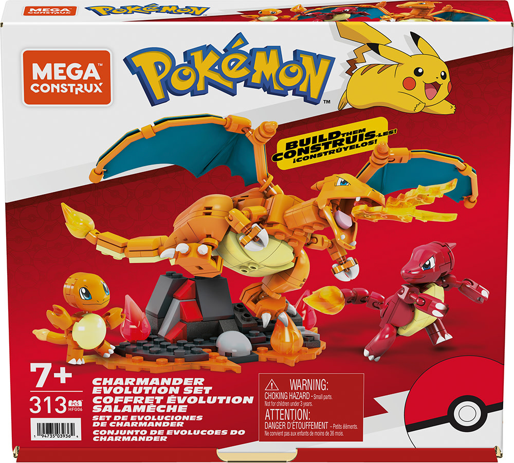 Mega Construx Mega Pokemon - Coffret évolutions salameche
