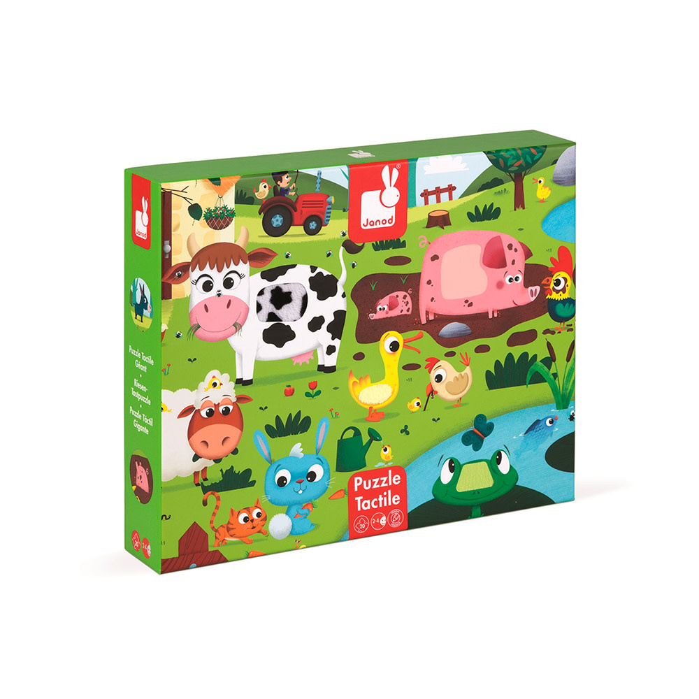 Janod Janod Puzzle Tactile - La Ferme