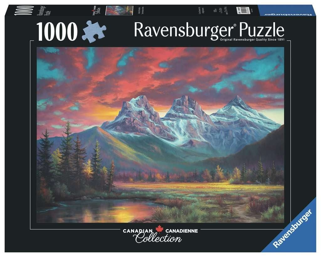 Ravensburger Ravens 1000 - Collection Canadienne -  LesTrois Soeurs,  Alberta