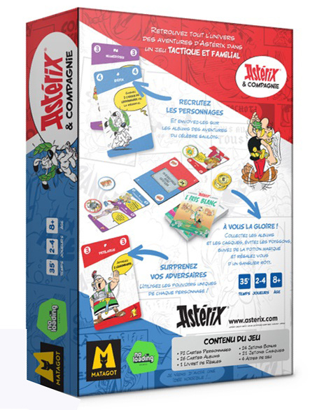 Matagot Astérix & Compagnie - Le jeu de cartes tactique et familial