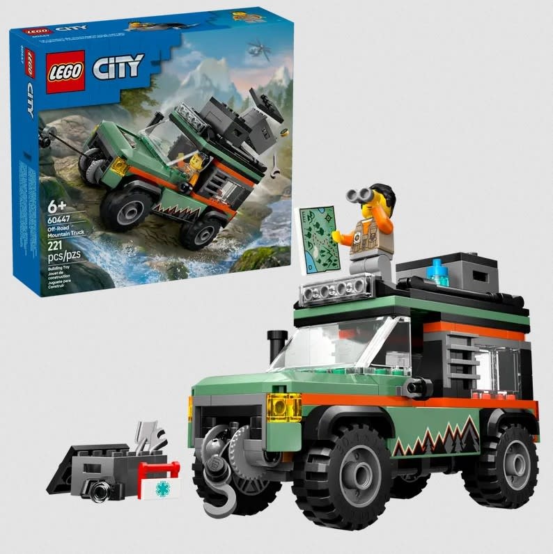 Lego Lego 60447 City - Le camion de montagne 4x4 tout-terrain