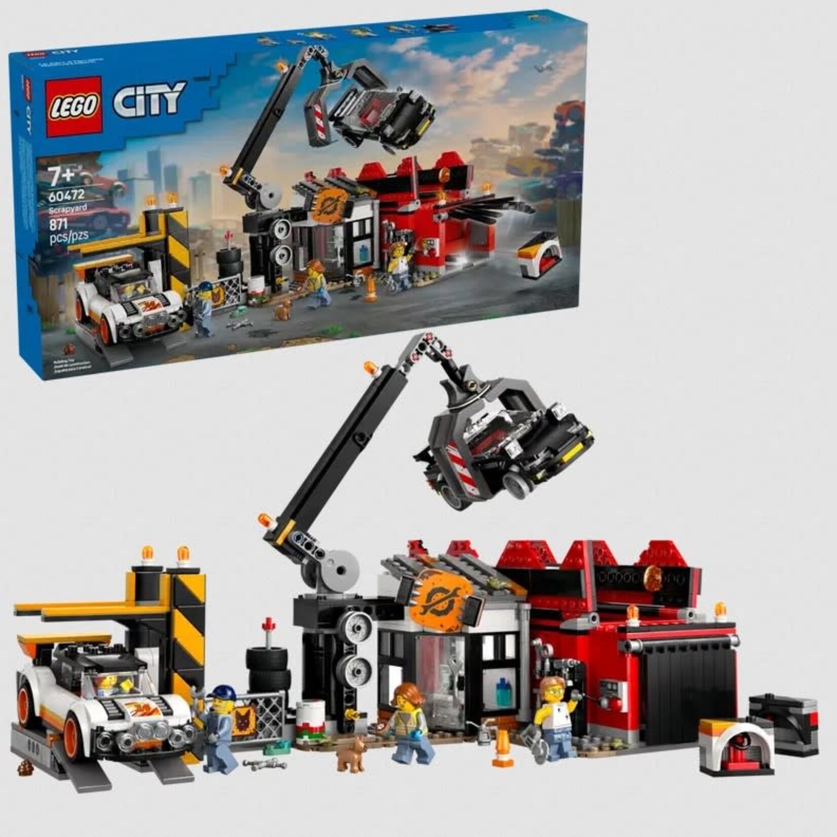 Lego Lego 60472 City - Le parc à ferraille avec voitures