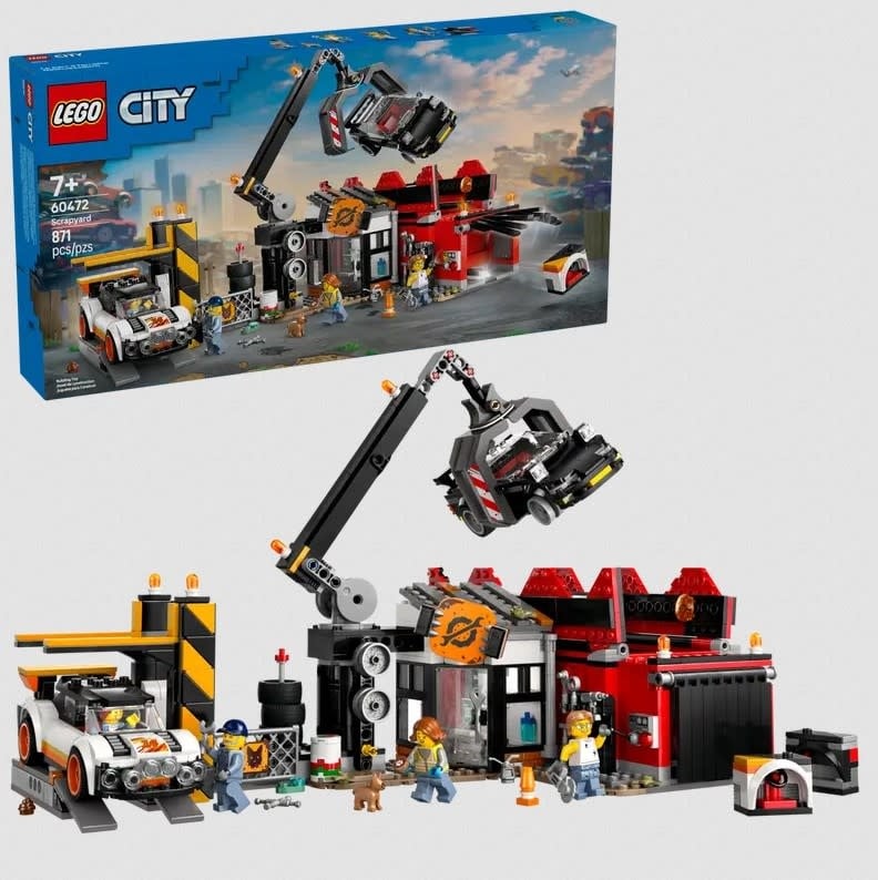 Lego Lego 60472 City - Le parc à ferraille avec voitures