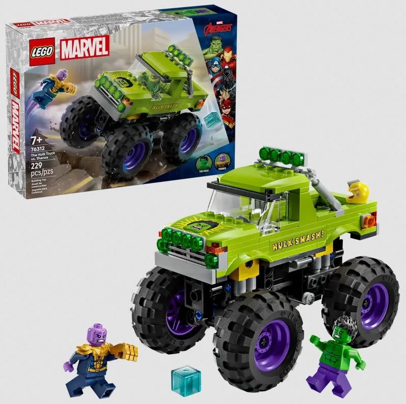 Lego Lego 76312 Marvel - Le camion de Hulk contre Thanos
