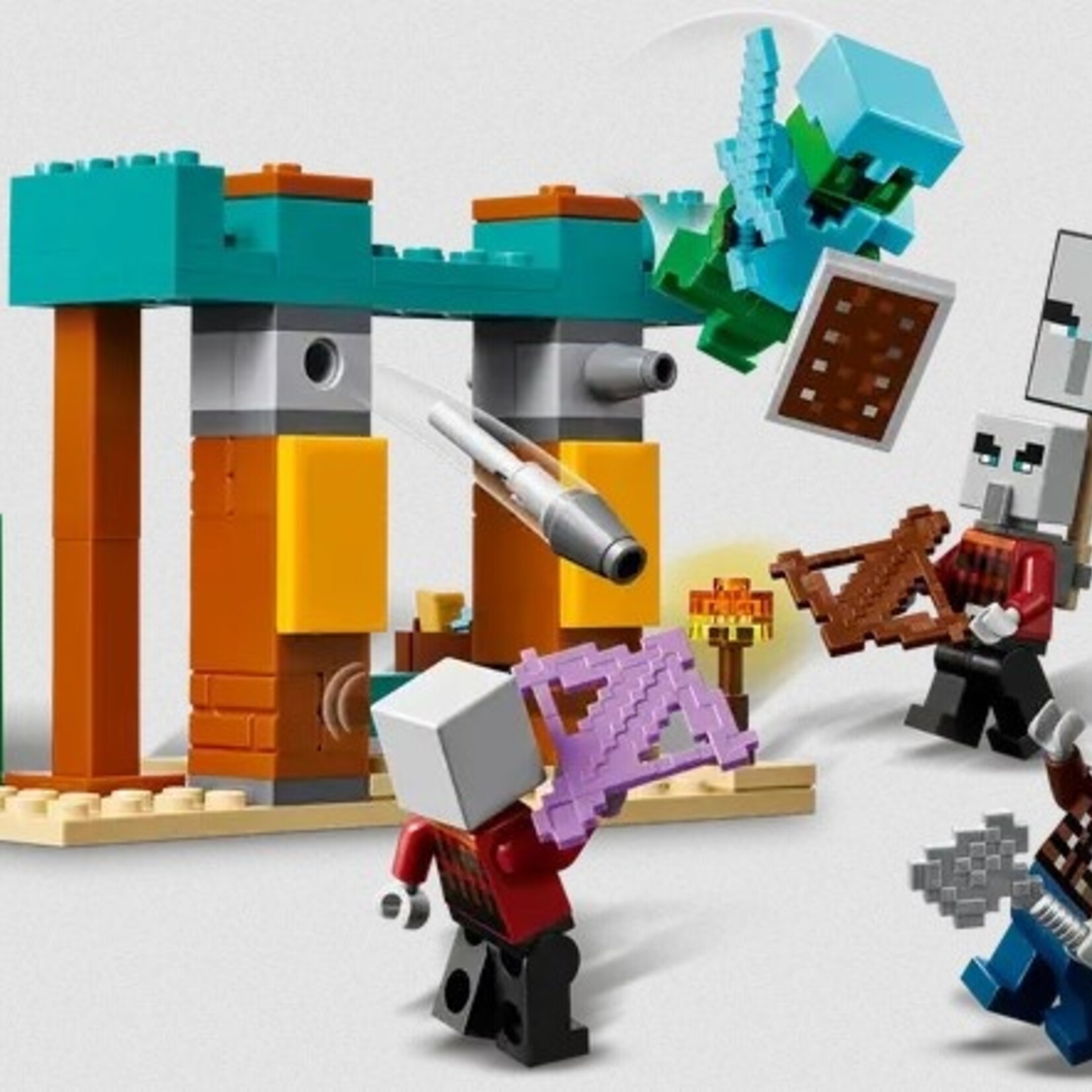 Lego Lego 21267 Minecraft - La patrouille du désert des Illageois