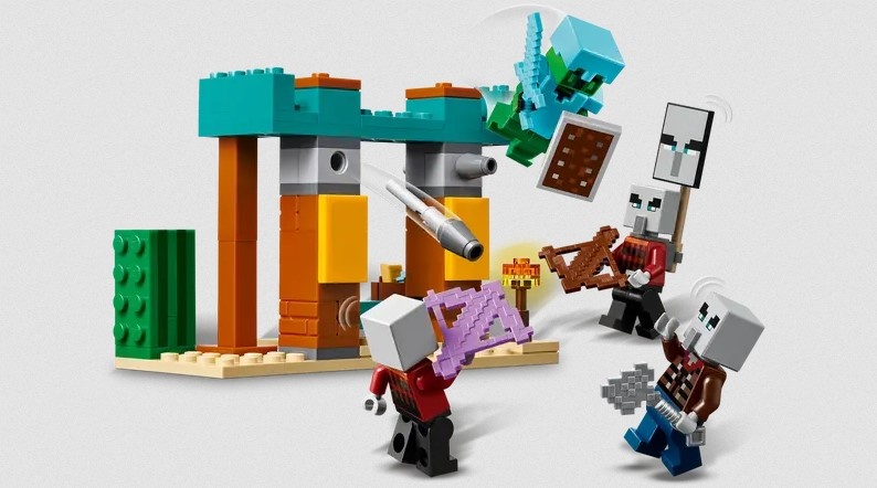Lego Lego 21267 Minecraft - La patrouille du désert des Illageois