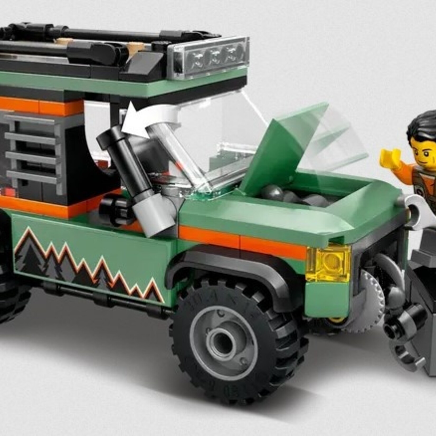 Lego Lego 60447 City - Le camion de montagne 4x4 tout-terrain