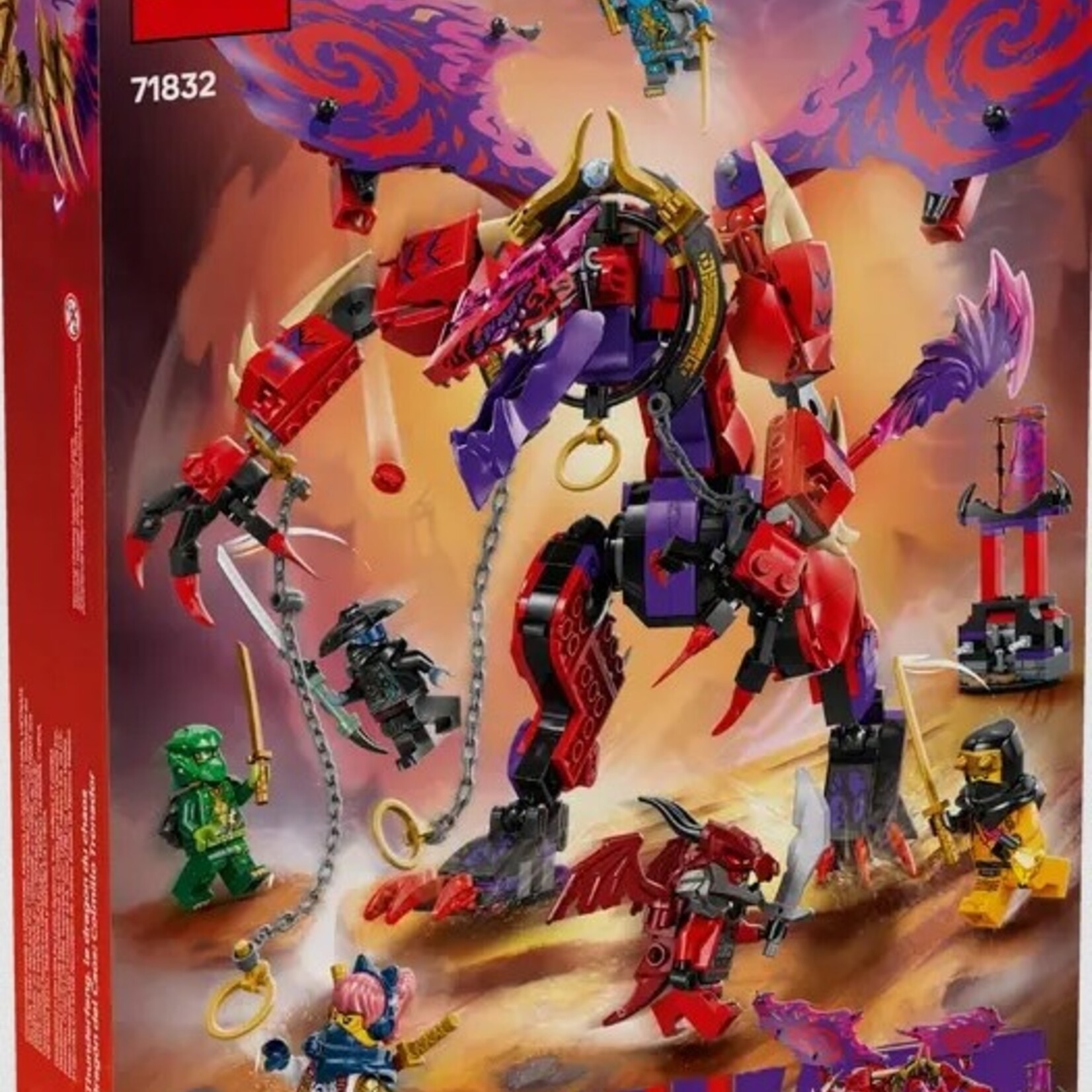 Lego Lego 71832 Ninjago - Thunderfang, le dragon du chaos