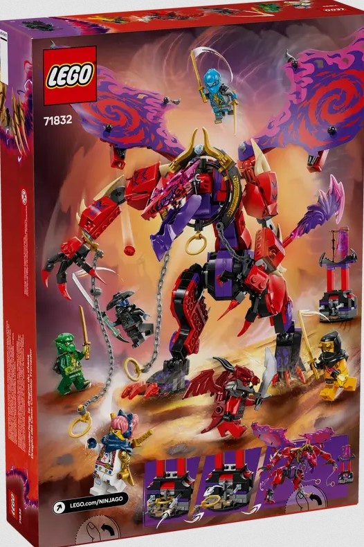 Lego Lego 71832 Ninjago - Thunderfang, le dragon du chaos