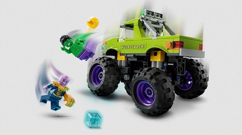 Lego Lego 76312 Marvel - Le camion de Hulk contre Thanos