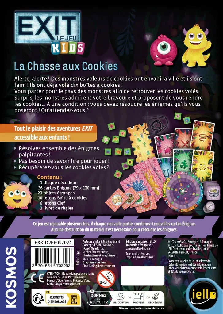 IELLO EXIT KIDS - La Chasse auc Cookies
