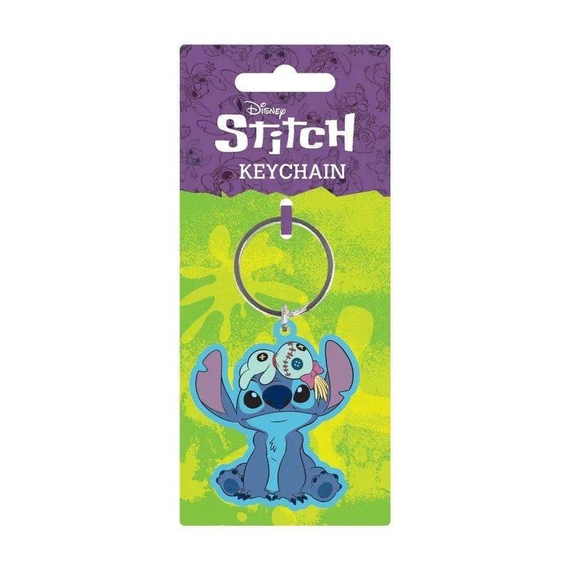 Pyramid Porte-Clé en Caoutchouc - Disney Stitch - Stitch avec Souillon