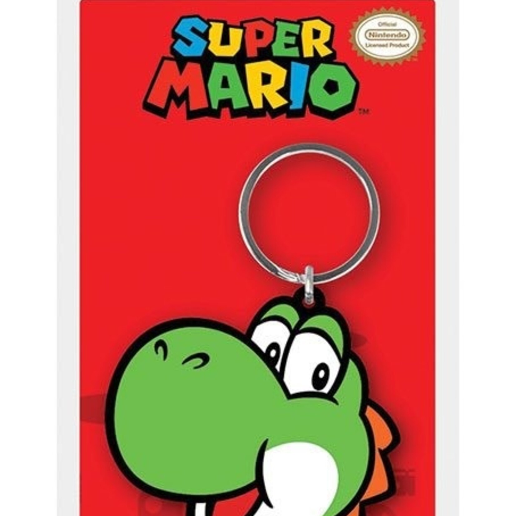 Pyramid Porte-Clé en Caoutchouc - Super Mario - Yoshi