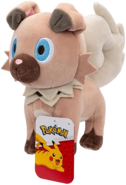 Jazwares Pokémon - Peluche Rockruff/Rocabot