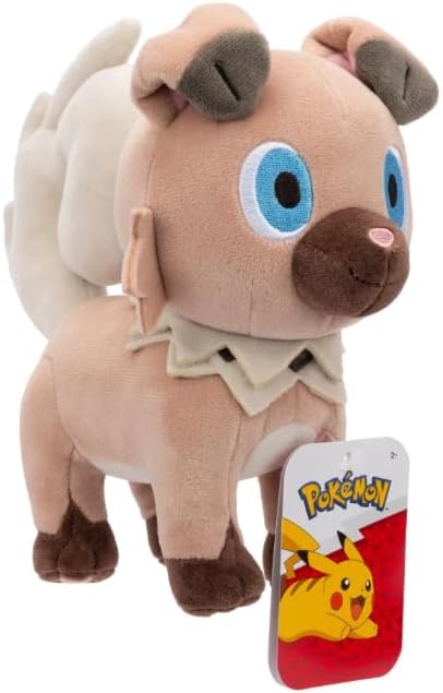 Jazwares Pokémon - Peluche Rockruff/Rocabot