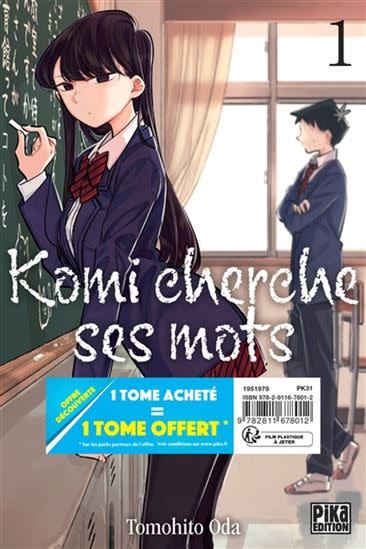 Pika Edition Manga - Komi Cherche Ses Mots Tome 01 + 02