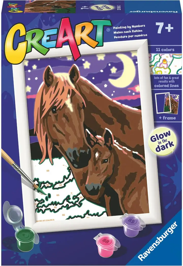 Ravensburger Creart - Chevaux à minuit