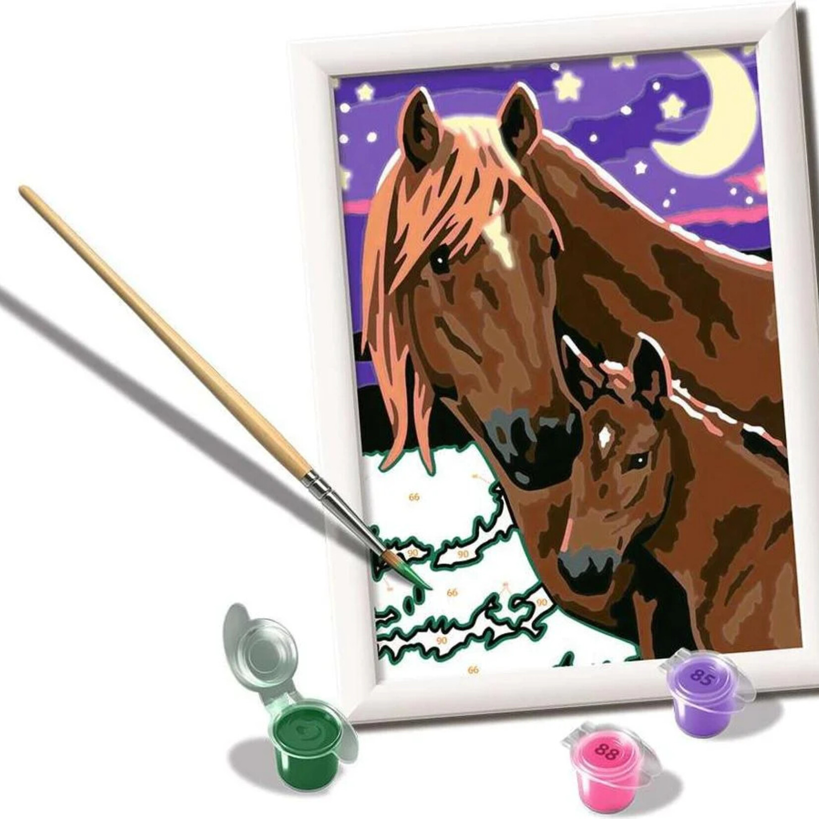 Ravensburger Creart - Chevaux à minuit