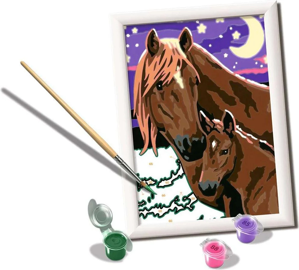 Ravensburger Creart - Chevaux à minuit