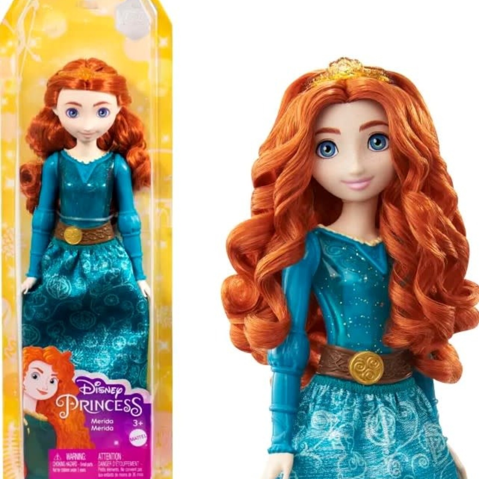 Matel Princesses Disney - Poupée Princesse - Merida