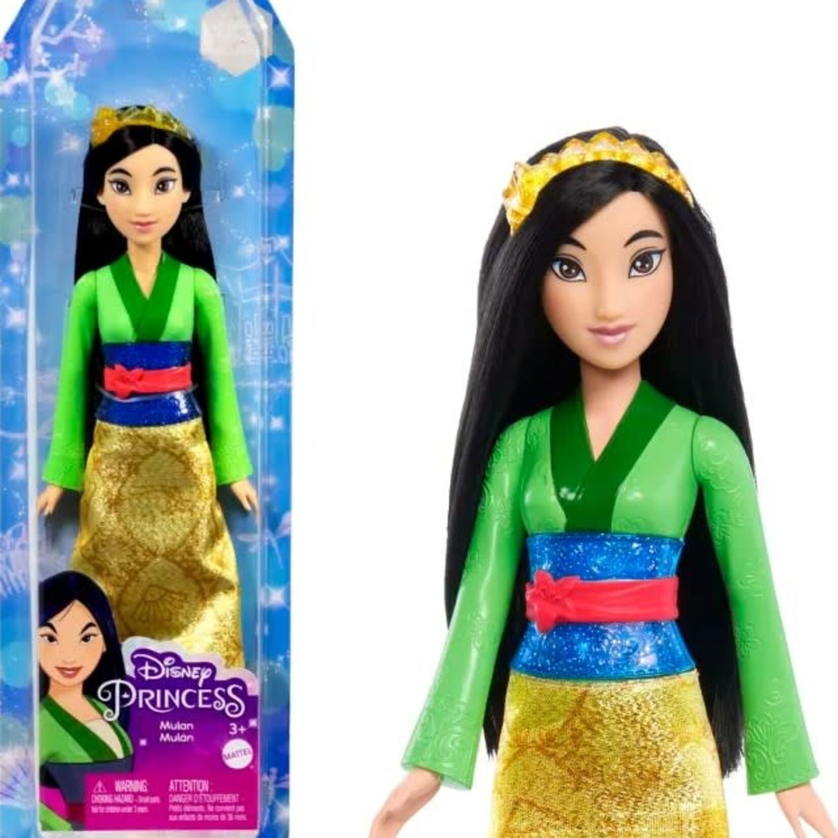 Matel Princesses Disney - Poupée Princesse - Mulan