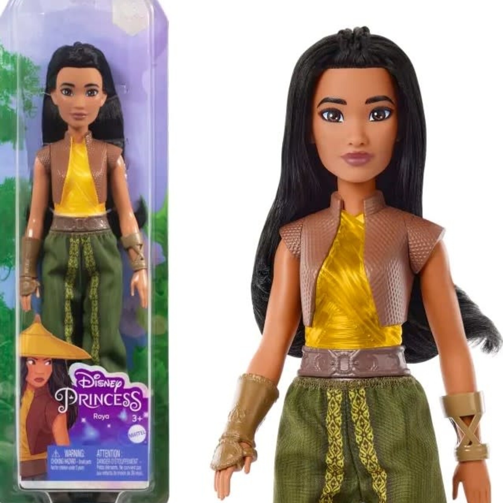 Matel Princesses Disney - Poupée Princesse - Raya