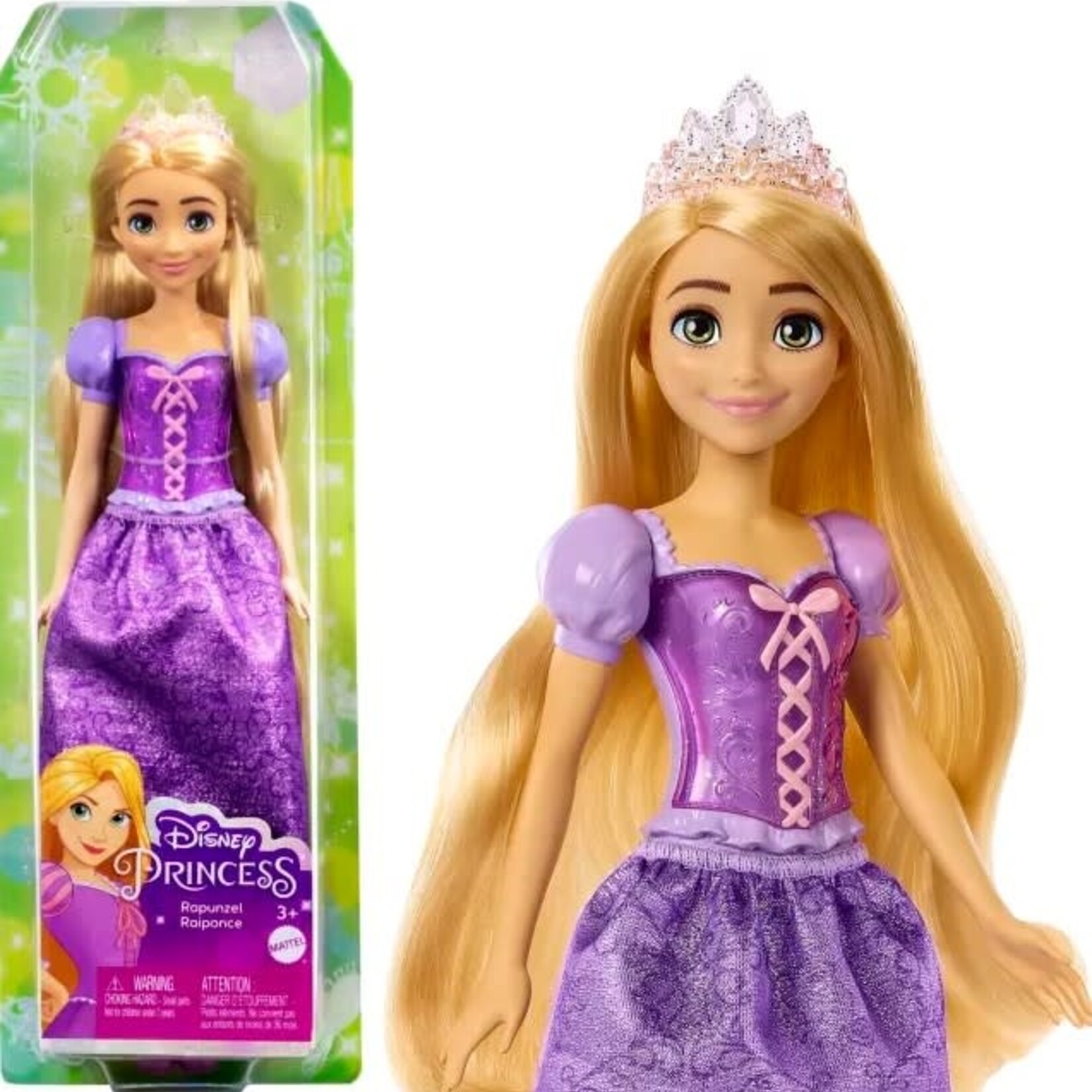 Matel Princesses Disney - Poupée Princesse - Raiponce