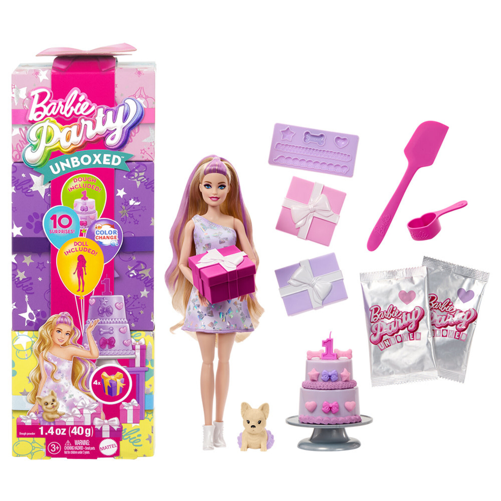 Matel Barbie Color Reveal - Barbie Party Unboxed
