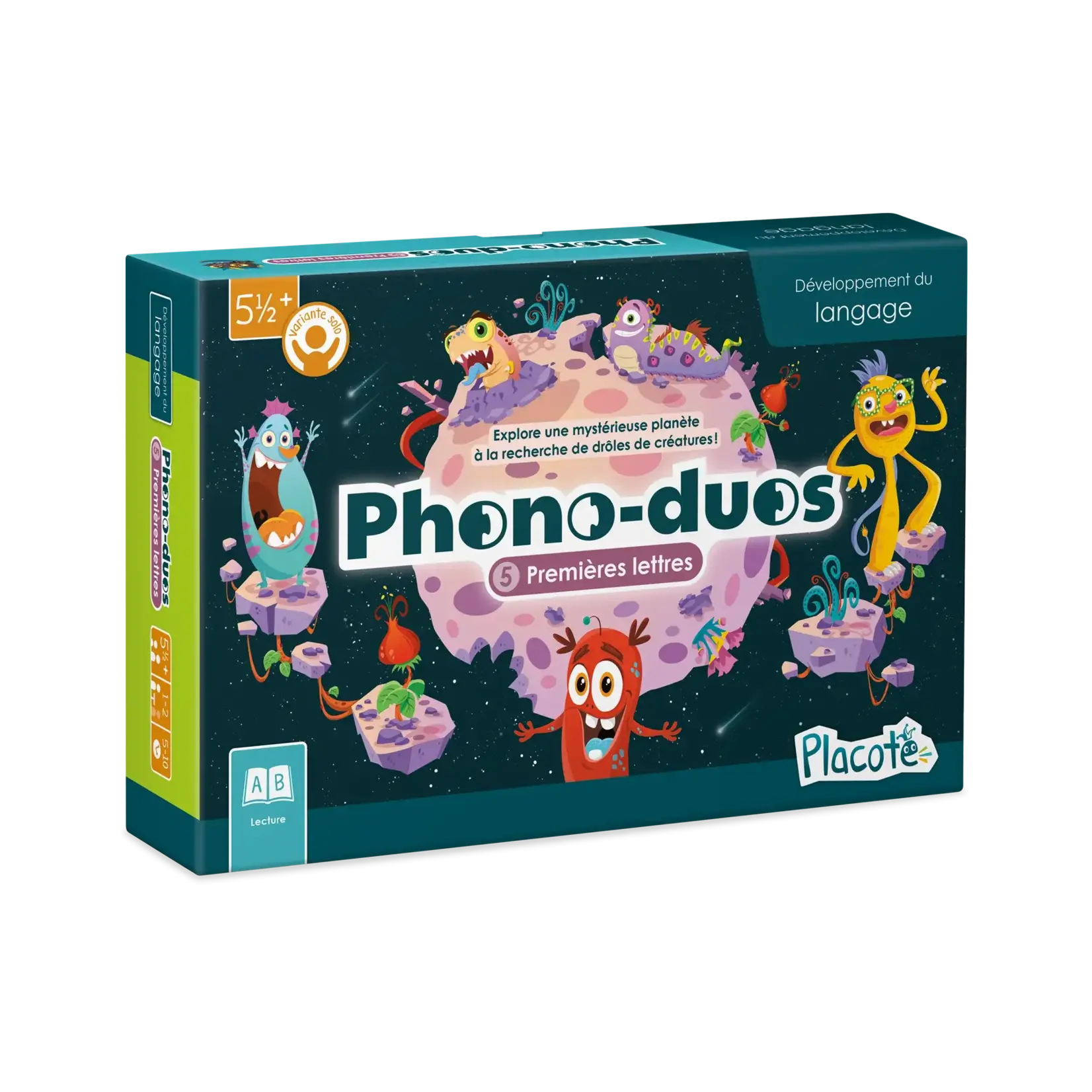 Placote Phono-Duos - 5 Premières lettres