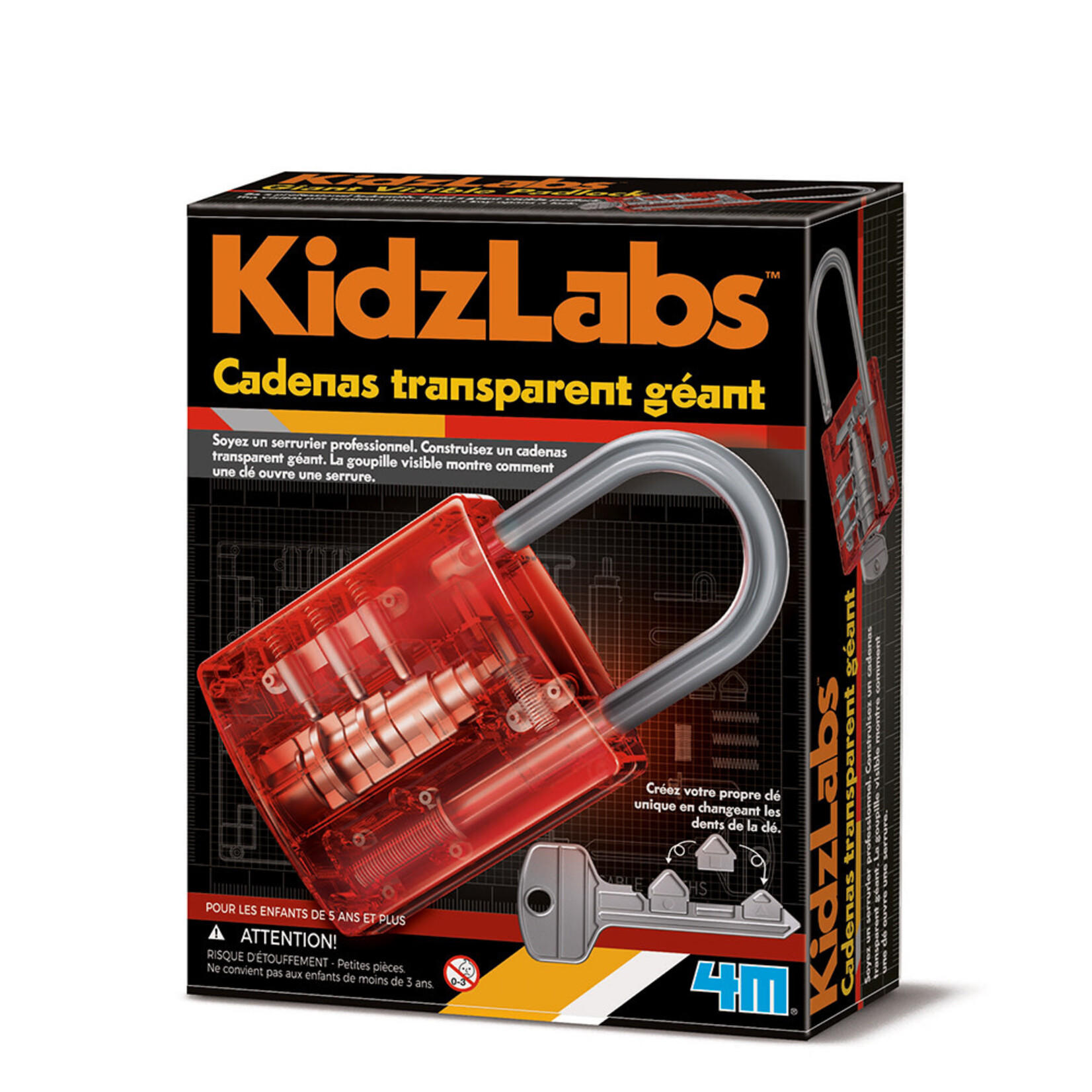 Playwell KidzLabs - Cadenas Transparent Géant