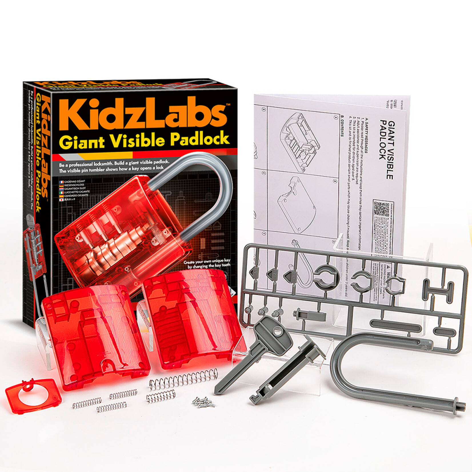 Playwell KidzLabs - Cadenas Transparent Géant