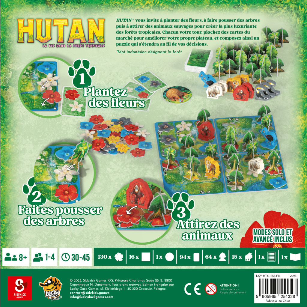 Lucky Duck Games Hutan - La vie dans la forêt tropicale