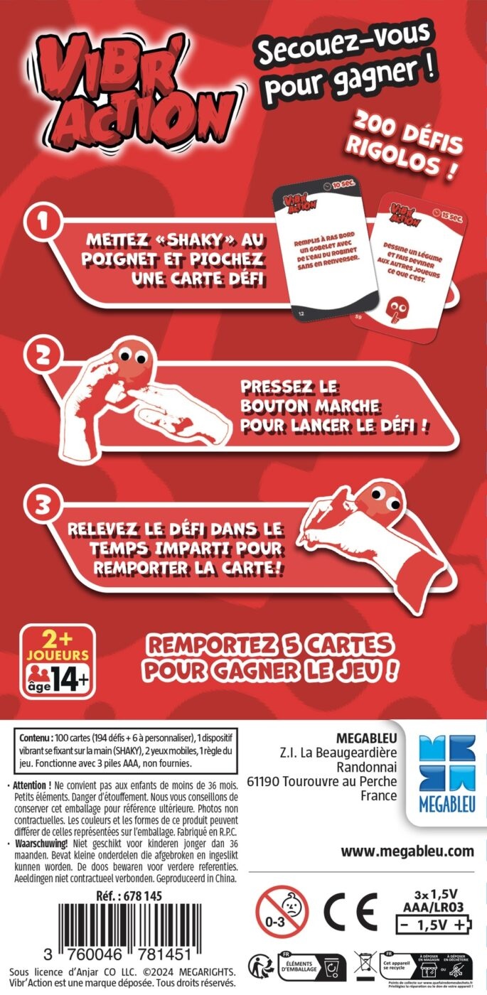 Mega Bleu Vibr'Action - Le jeu qui va vous faire viiiiibrer !