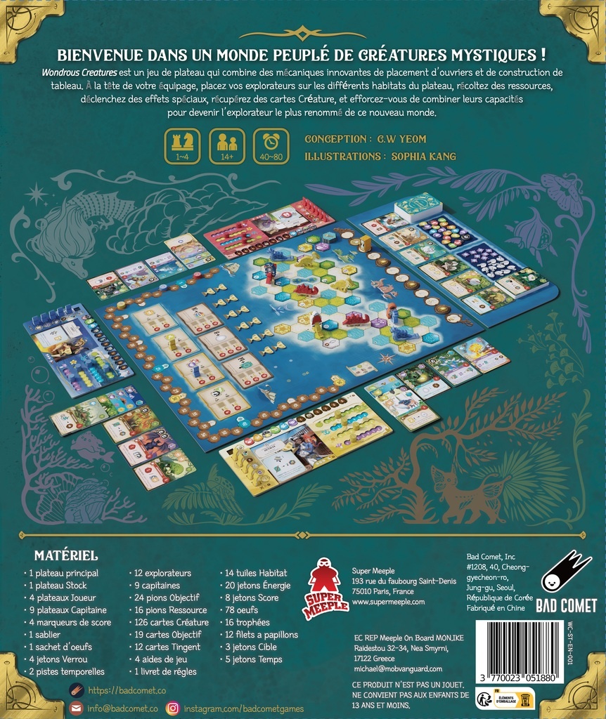 Super Meeple Wondrous Creatures (FR)