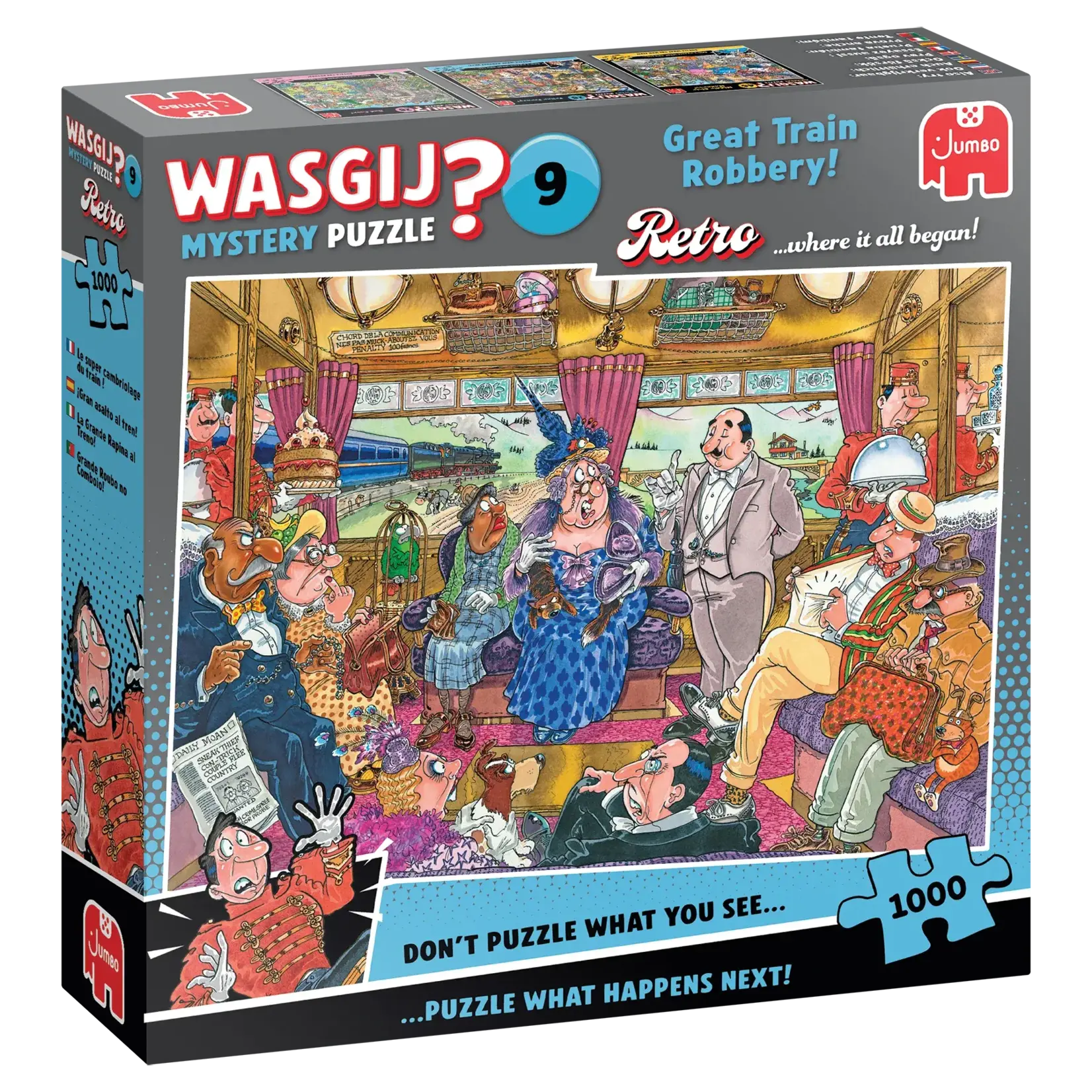 Jumbo Wasgij? - Mystery Retro 9 - Le super cambriolage du train !
