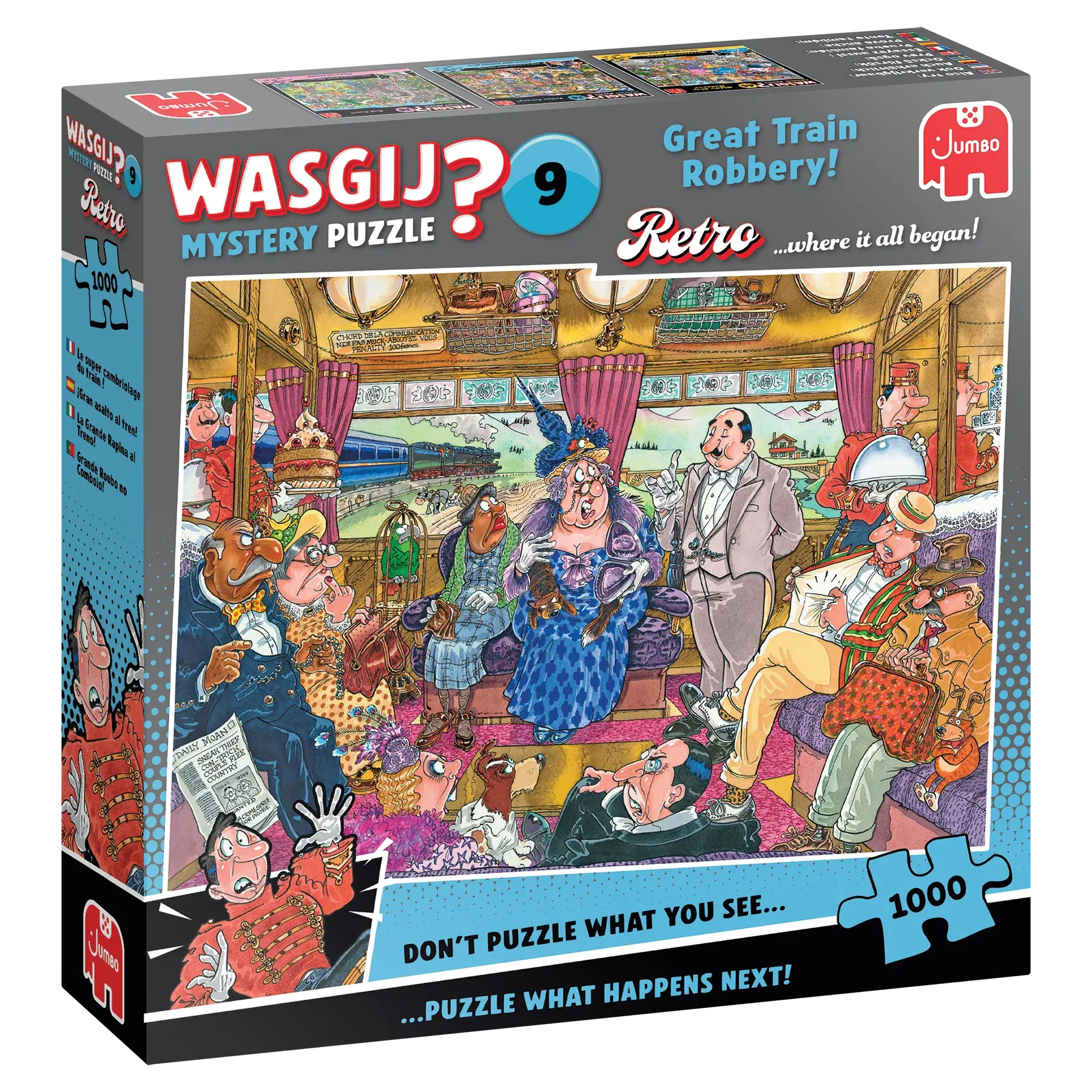 Jumbo Wasgij? - Mystery Retro 9 - Le super cambriolage du train !