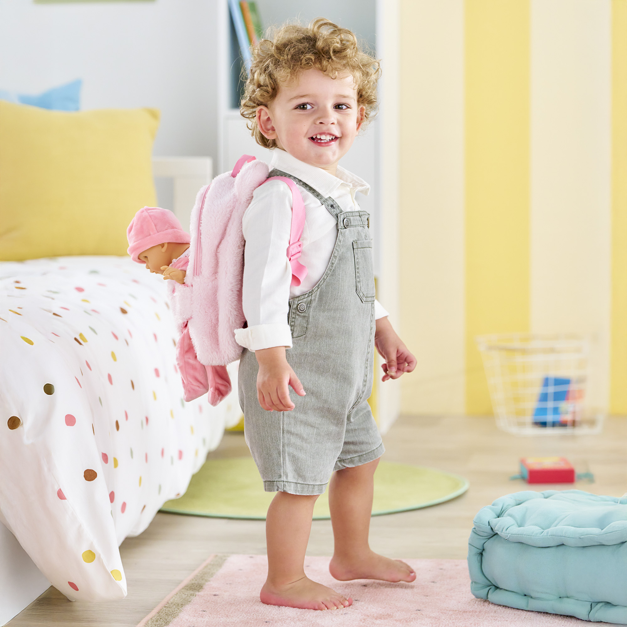 Corolle Corolle - Sac à dos porte poupon peluche