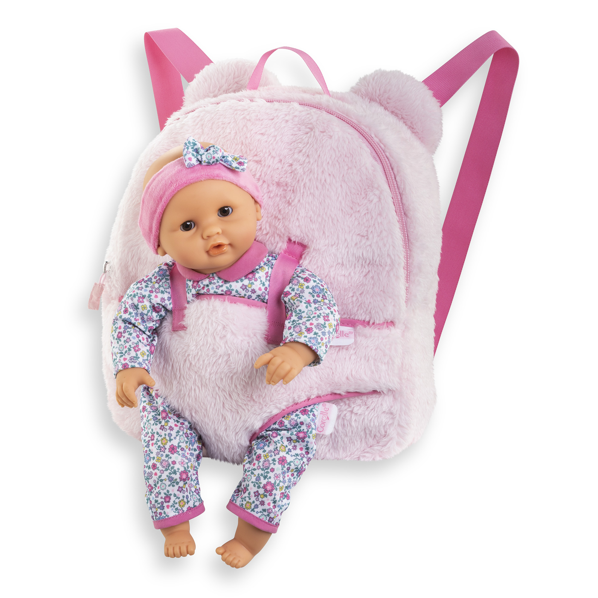 Corolle Corolle - Sac à dos porte poupon peluche