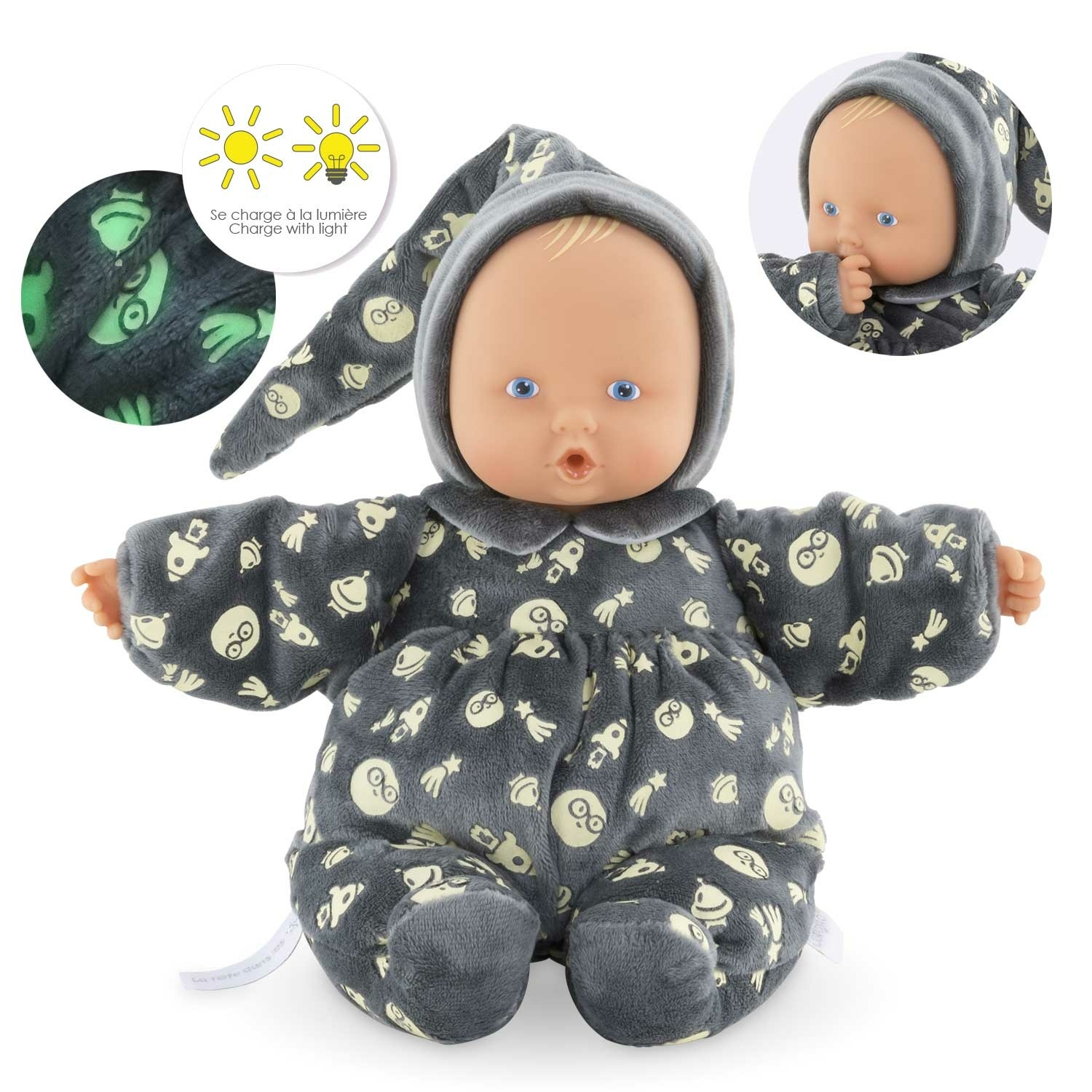 Corolle Babipouce Brille dans la Nuit 28cm