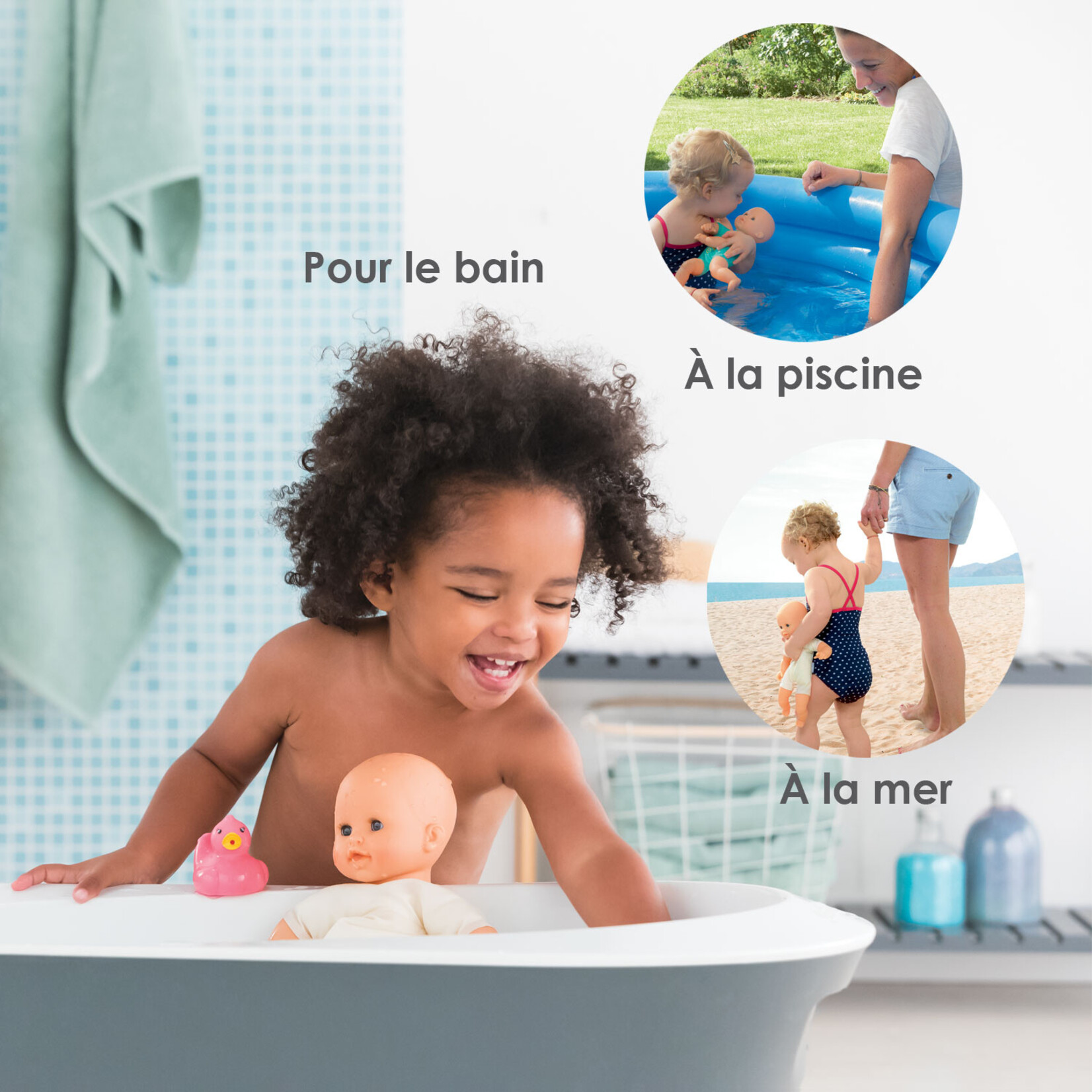 Corolle Corolle - Bébé Bain 30 cm - Coralie