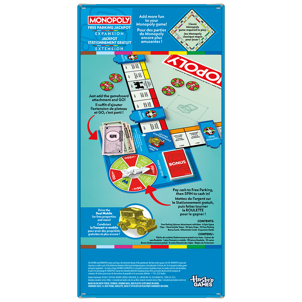 Hasbro Monopoly Extension - Jackpot stationement gratuit