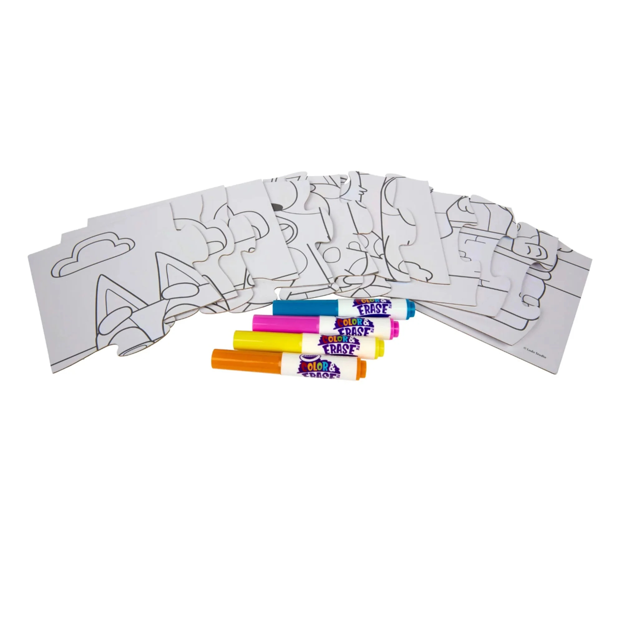 Crayola Crayola - Colorie et Efface - Bluey - Ensemble Casse-tête